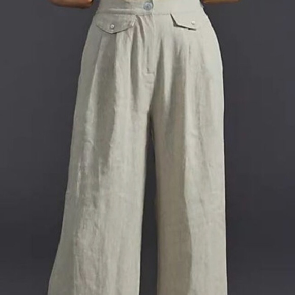 Sovere Linen Trousers - Picture 1 of 9